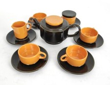 Set Servizio da The/Caffè/Latte 4 Tazze Teiera Ceramica "SIC" Post-Moderna-461)