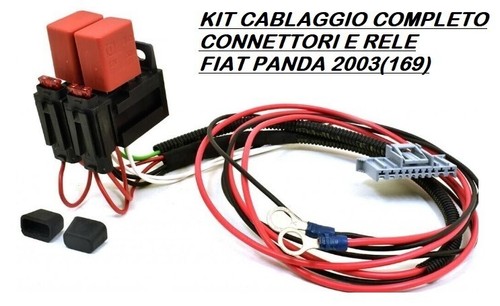 Cablaggio fari fiat panda 169 - fiat,
