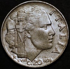 Italia 20 Centesimi 1939
