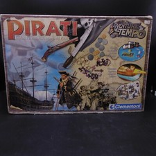 GIOCO  TAVOLO VINTAGE Pirati Viaggio Mondo Avventure Tempo Clementoni E25