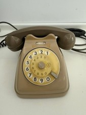 Telefono fisso vintage a disco