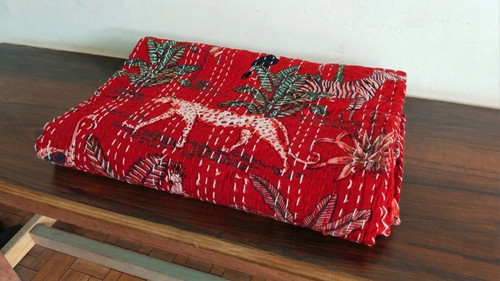 Coperta kantha cotone - in,