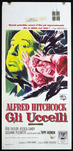 Cinema locandina gli uccelli - gli,