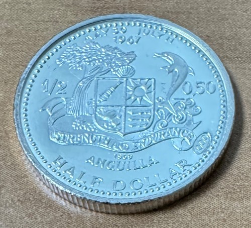 Anguilla mezzo dollaro - mezzo,