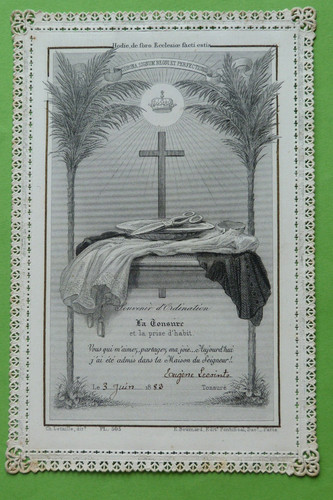Santino holycard canivet image - santino,