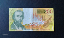 Billet De Banque : 200fr Belge