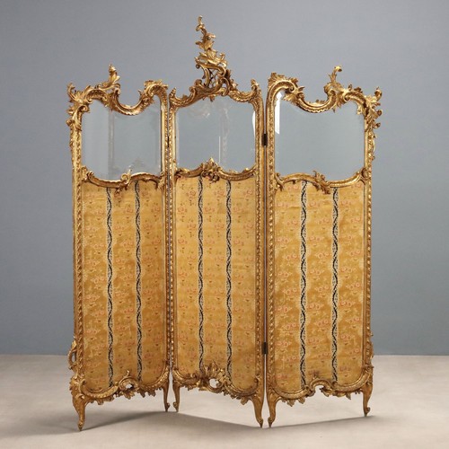 Paravento antico stile rococo - paravento,