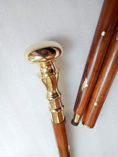 Antico pomello lungo - , ottone