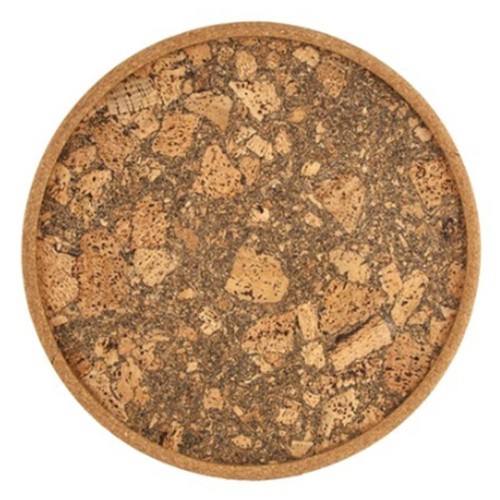 Round cork tray 36cm serving - round,