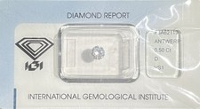 Diamante Naturale IGI 0.50 ct D VS1