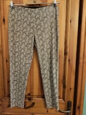 Pantalone zara tg.L donna effetto pitonato beige nero