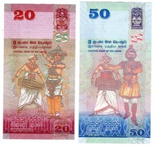 LOT 2 BILLETS SRI LANKA  20 &