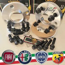 4 DISTANZIALI RUOTA 16 + 20 mm CON BULLONI NERI PER FIAT PANDA  / 4X4 / CROSS