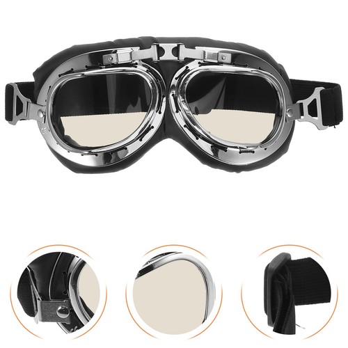 Occhiali casco retrò moto - ,