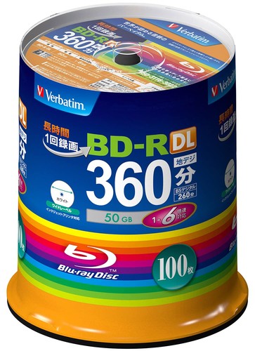 Verbatim blu ray 50 - verbatim, gb