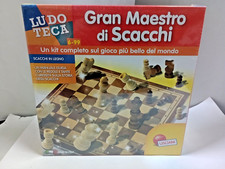 GRAN MAESTRO DI SCHACCHI LISCIANI GIOCHI 57009 IN LEGNO LIKE NEW OVP