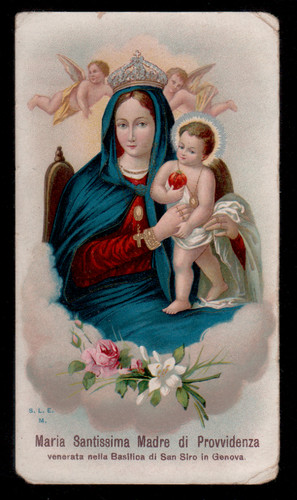 Santino holy card santa - santino,