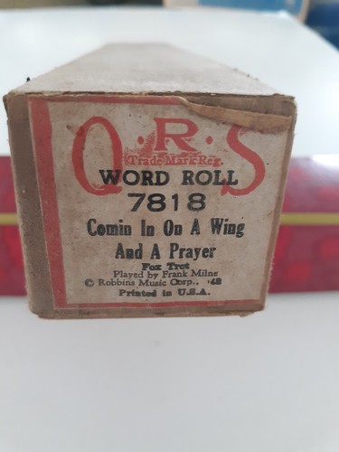 Pianoforte roll qrs 7818 - roll, comin