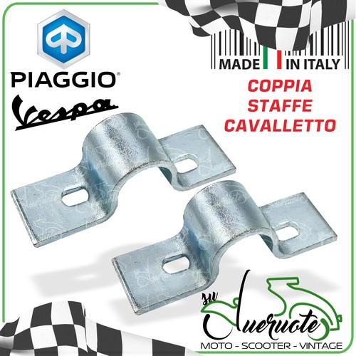 Coppia staffe piastra - coppia,