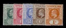 CAYMAN ISLANDS EDVII SG3-7