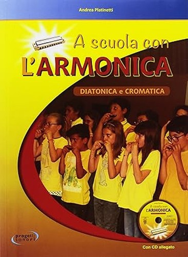 Scuola con armonica - l'armonica.,