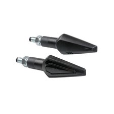 2X Frecce Alogene per Moto Motore Lampadina 10w Nere Luce Arancio Omologate 12v