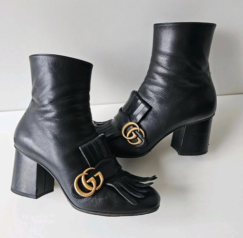 Stivaletti gucci marmont oro - stivaletti,