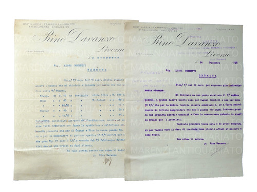 Vecchio documento fabbrica - vecchio,