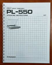 Pioneer PL-550 Giradischi