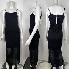 Abito lungo nero vintage