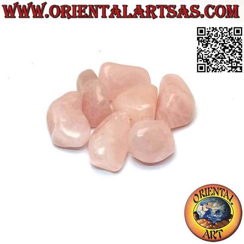 Quarzo rosa burattato - , (grande)