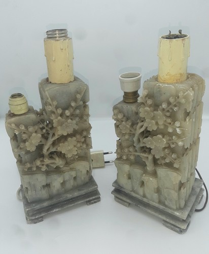 Coppia antiche abat jour - coppia,