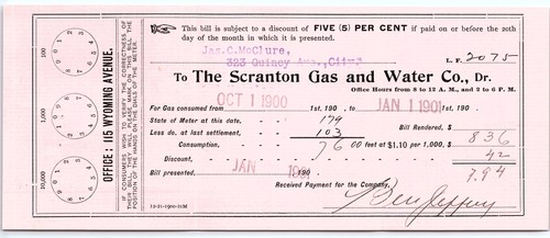 Bolletta gas scranton - scranton, &