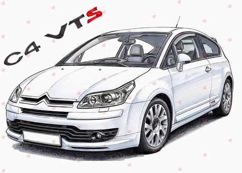 Citroen vts art print - art,