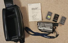 Sony Handycam CCD-TRV29 8mm Video8 Camcorder VCR Player Camera w/case & more