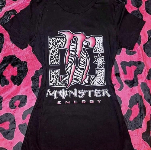 Shirt monster energy donna - t-shirt,