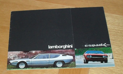 Brochure lamborghini espada - brochure,