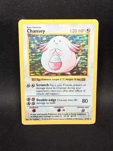 Pokémon chansey 102 - chansey, 3/102