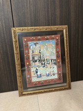 antico batik quadro scena