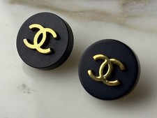 Lot Chanel CC Buttons Gold
