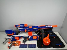 Pacchetto fucile Nerf N-Strike Longstrike CS-6 con accessori + 20 freccette nuove - ottime condizioni