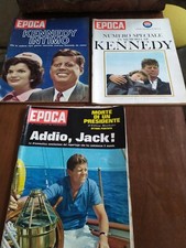 Epoca 3riviste,anni1964/67,con numero speciale in memoria di KENNEDY-717+739+858