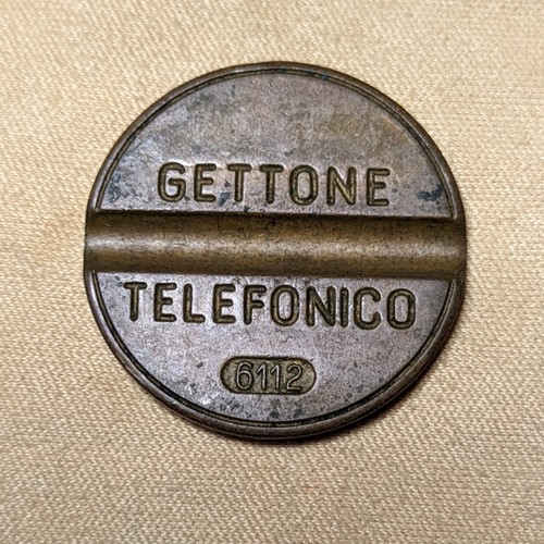 Gettone telefonico 6112 senza - gettone,