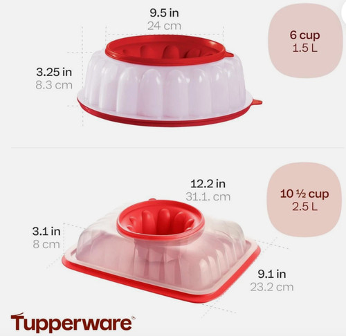 Tupperware set stampi - set, per