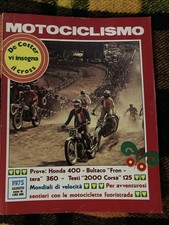 MOTOCICLISMO 1975 Agosto Honda 400 Bultaco Frontera 360 Testi 2000 Corsa 125