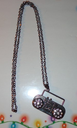 Collana unisex retrò boombox - collana,