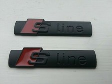 Kit 2 loghi AUDI S LINE Badge