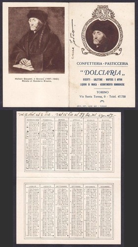 Calendarietto 1932 semestrino - calendarietto,