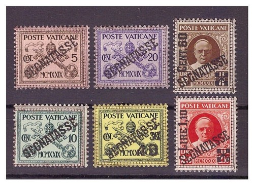 Vaticano 1931 segnatasse - ,