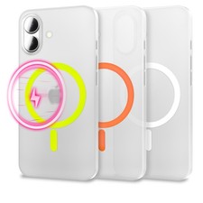 Custodia MagSafe Glow per iPhone 17 - 0,3 mm sottile anello magnetico luminoso custodia cellulare